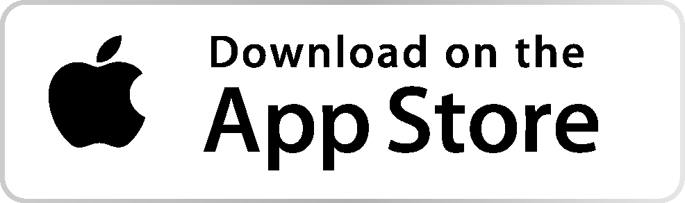 A black and white sign with black text that reads Download on the App Store