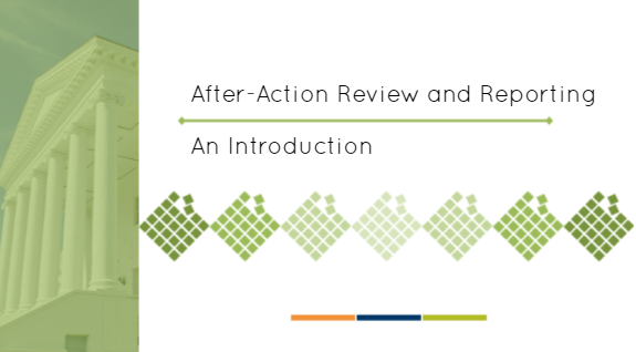 Image for After-Action Review and Reporting: An Introduction